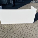 3x Ombouw ten behoeve van werktafel, Wit