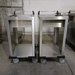 2x Dienbladenwagen constante verdeelhoogte , Mobile Containing, ORT MS