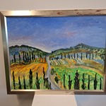 Acryl, Maya Wildevuur (1944-2023), Toscane / Italie, 2008