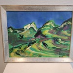 Acryl, Maya Wildevuur (1944-2023), Nepal, 2003