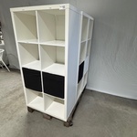 5x vakkenkast, Ikea, wit
