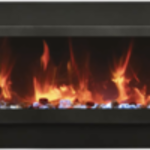 Elektrische sfeerhaard, Amanti, WM-FML-26-3223-STL, Zwart, 2017