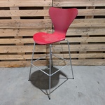 (NS materiaal) 4x Barkruk, Fritz Hansen, Series 7