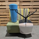 (NS materiaal) 3x Zitmeubel, HAY & Wilkhahn