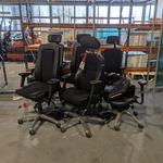 (NS materiaal) 6x Bureaustoel