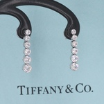 Tiffany & Co – Platina Jazz Tiffany & Co druppel oorbellen