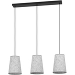 Eglo Alsager Hanglamp E27 91 cm  Zwart|Grijs
