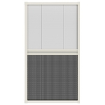 Livn Duo Plissehor Raam Plus 55x100cm Wit