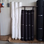 7x Rol poplin bekledingsstof