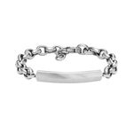 Fossil JF04569040 Heren Armband  Zilverkleurig