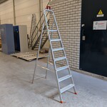Werktrap 6 treeds met bordes