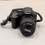 Digitale spiegelreflex camera met extra lens en statief Nikon, D5500