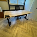 Zit-sta bureau met bureaustoel