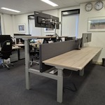 Elektrisch duoblok sta-zit bureau