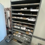 Gereedschap kast met installatiemateriaal