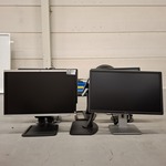 6x Diverse  monitor o.a. Dell, HP, diverse modellen