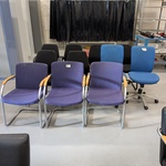 11x Diverse kantoorstoel