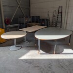 3x Diverse kantoortafel