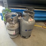 5x Glasfles