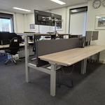 Elektrisch duoblok sta-zit bureau