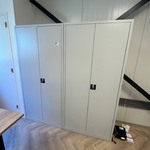 2x Archiefkast grijs