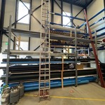 Palletstelling met zelfbouwstelling