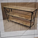 Iron Wooden Console Table