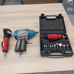 3x Pneumatisch gereedschap