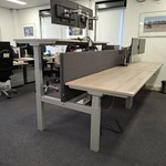 Elektrisch duoblok sta-zit bureau