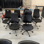 6x Diverse bureaustoel
