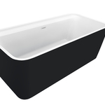 Bad Monoblock / Vrijstaand, Allibert, Kalora , Zwart mat