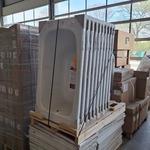 5x Bad plaatsbesparend, Allibert, FLAVIS, Wit
