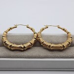 Paar creolen, 18 karaats