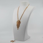 Collier en paar oorhangers, 20 karaats