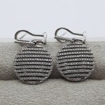 Paar oorhangers, 14 karaats