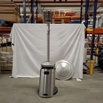 Terrasheater  verrijdbaar, Enders, Cosystand Edelstahl Profi