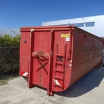 38 m³ Haakarm afzetcontainer met deksel, KTK, 2016
