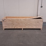 Ca. 15x Boothaak in houten transportkist