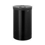 Brabantia Wasmand  met Deksel  60 l  Matt Black / Dark Grey