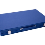 Longfield Luxe Backgammon 18  45,5 cm  Kunstleer