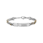 Diesel DX1457931 Heren Armband  Zilverkleurig