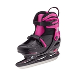 Nijdam 3008 Junior Kunstschaats Zwart/Roze  Maat 34-37