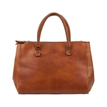 Burkely Vintage Wieske 2Zipper Schoudertas  Cognac