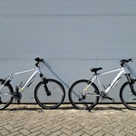 2x Mountainbike, Wit