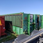 30 m³ Haakarm afzetcontainer, Bruns, AS 6522 SB, groen, 2014