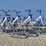 4x Damesfiets, Wit