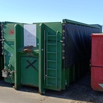 33 m³ Haakarm afzetcontainer, KTK, groen, 2015