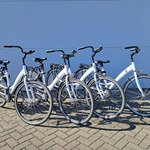 4x Damesfiets, Wit