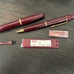 Vintage  pennen set, Roting, 505508, Rood, jaren 70