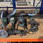 5x Haakse slijper, Metabo & Bosch